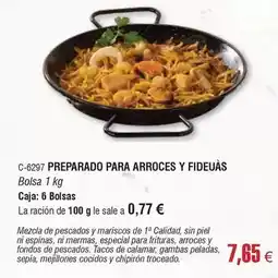 Abordo Preparado para arroces y fideuá oferta