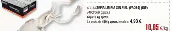 Abordo Sepia limpia sin piel oferta