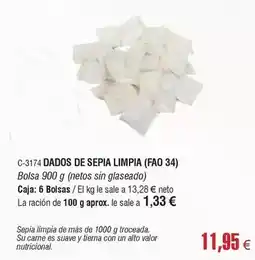 Abordo Valor - dados de sepia limpia oferta