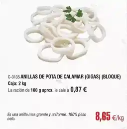 Abordo Mas - anillas de pota de calamar oferta