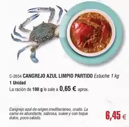 Abordo Origen - cangrejo azul limpio oferta