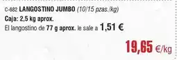 Abordo Jumbo - langostino oferta