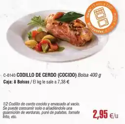 Abordo Solo - codillo de cerdo oferta