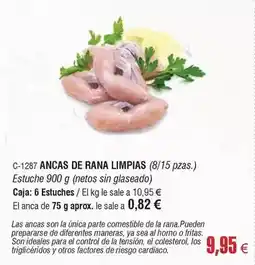 Abordo Rana - ancas de limpias oferta