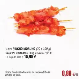 Abordo Pincho moruno oferta