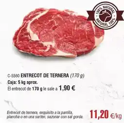 Abordo Entrecot de ternera oferta