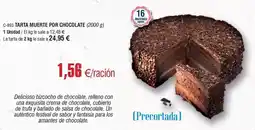 Abordo Fantasía - tarta huerte por chocolate oferta