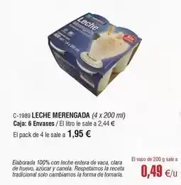 Abordo Solo - leche merengarda oferta