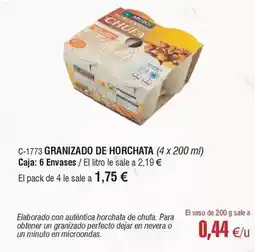 Abordo Perfecto - granizado de horchata oferta