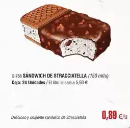 Abordo Sandwich de stracciatella oferta