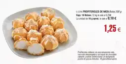 Abordo Solo - profiteroles de nata oferta