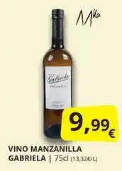 Supermercados MAS Vino manzanilla oferta