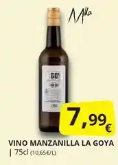 Supermercados MAS Vino manzanilla oferta