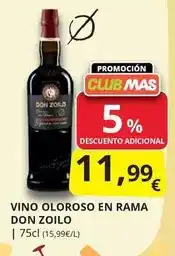 Supermercados MAS Mas - vino oloroso en rama oferta