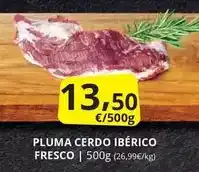 Supermercados MAS Pluma cerdo iberico fresco oferta