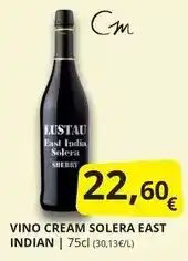 Supermercados MAS Lustau - vino cream solera east indian oferta