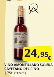 Supermercados MAS Solera - vino amontillado oferta