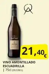 Supermercados MAS Lustau - vino amontillado escuadrilla oferta