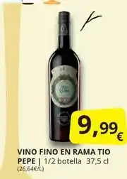 Supermercados MAS Tío pepe - vino fino en rama oferta