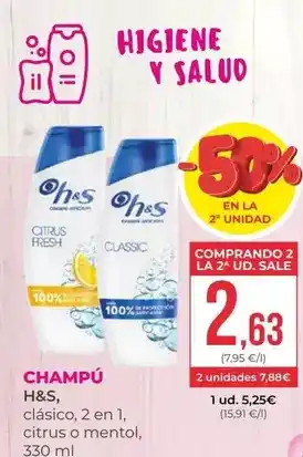 SPAR Gran Canaria H&s - champu oferta