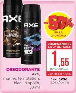 SPAR Gran Canaria Axe - desodorante oferta
