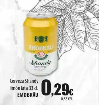 SPAR Lanzarote Cerveza Shandy Limón Emdbräu oferta