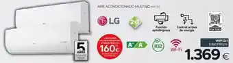 Tien 21 LG Aire acondicionado multi wifi 2x1 oferta