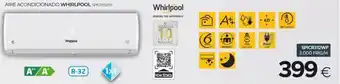 Tien 21 WHIRLPOOL Aire acondicionado spicr31zwf oferta
