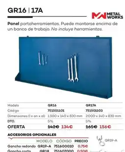 Ferri Redondo - panel portaherramientas oferta