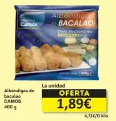 Economy Cash Camos - albondigas de bacalao oferta