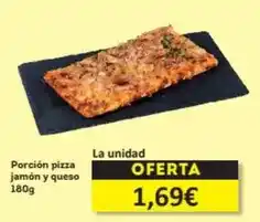Economy Cash Porción pizza jamon y queso oferta