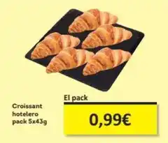 Economy Cash Croissant hotelero oferta