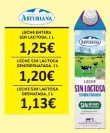Economy Cash La asturiana - leche sin lactosa semidesnatada oferta