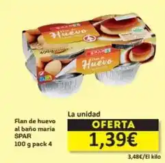 Economy Cash Spar - flan de huevo al bano maria oferta