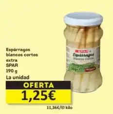 Economy Cash Spar - esparragos blancos cortos extra oferta