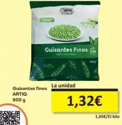 Economy Cash Artiq - guisantes finos oferta