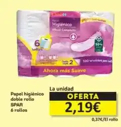 Economy Cash Spar - papel higiénico doble rollo oferta