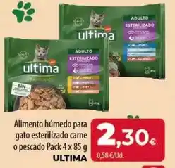 Spar Tenerife Última - alimento húmedo para gato esterilizado carne o pescado oferta
