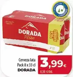 Spar Tenerife Dorada - cerveza lata oferta