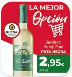 Spar Tenerife Pata negra - vino blanco verdejo oferta