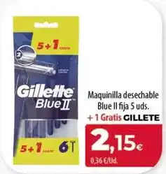 Spar Tenerife Gillette - maquinilla desechable blue il fija 5 uds. +1 gratis oferta