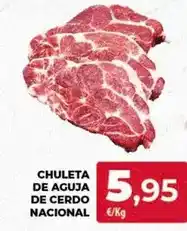 Spar Tenerife Chuleta de aguja de cerdo nacional oferta
