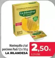 Spar La Palma La irlandesa - mantequilla c/sal porciones oferta