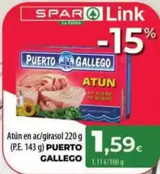 Spar La Palma Puerto gallego - atun en ac/girasol oferta