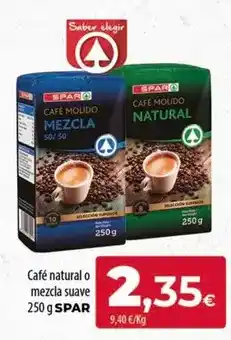 SPAR Lanzarote Spar - cafe natural o mezcla suave oferta