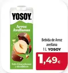SPAR Lanzarote Yosoy - bebida de arroz avellana oferta