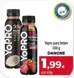 SPAR Lanzarote Danone - yopro para beber oferta