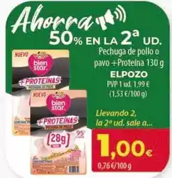 SPAR Lanzarote Elpozo - pechuga de pollo o pavo + proteína oferta