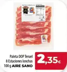 SPAR Lanzarote Aire sano - paleta dop teruel 8 estaciones lonchas oferta