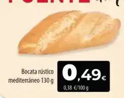 SPAR Lanzarote Bocata rustico mediterraneo oferta